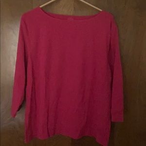 Talbots 1X Pink T-Shirt